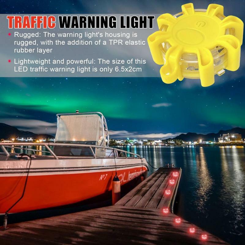 Magnetic Strobe Light Truck Strobe Lamp Flashing Safety Light With Magnetic Base For Tractors Trucks School Buses Vehicles