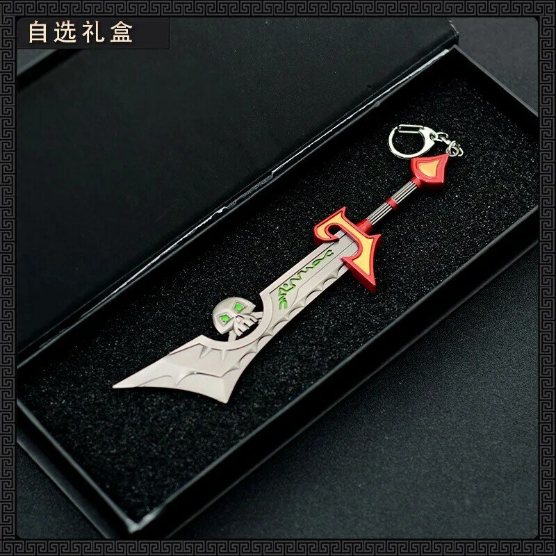 Modèle d'arme de Bringer en métal Warcraft, épée, ouvre-lettre, décoration de table, périphérique de jeu, 18cm