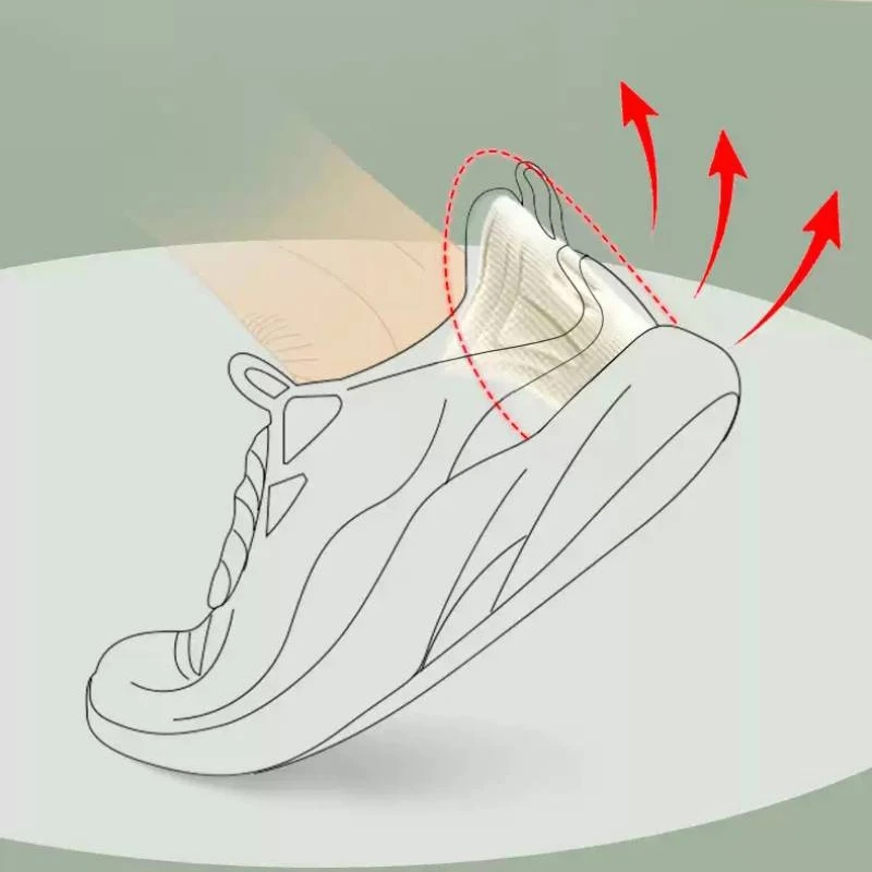 แผ่นรองส้นเท้าแผ่นรองรองเท้า2/8ชิ้นแผ่นรองรองเท้ากีฬารองเท้าปรับได้แผ่นรองป้องกันแผ่นกันรองเท้ากัดพื้นรองเท้า Brioche