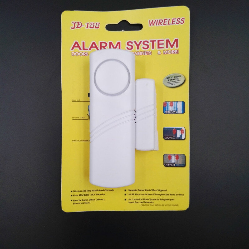 Détecteur de mouvement magnétique sans fil, capteur de barrière d'alarme pour la sécurité à domicile, système d'alarme de porte