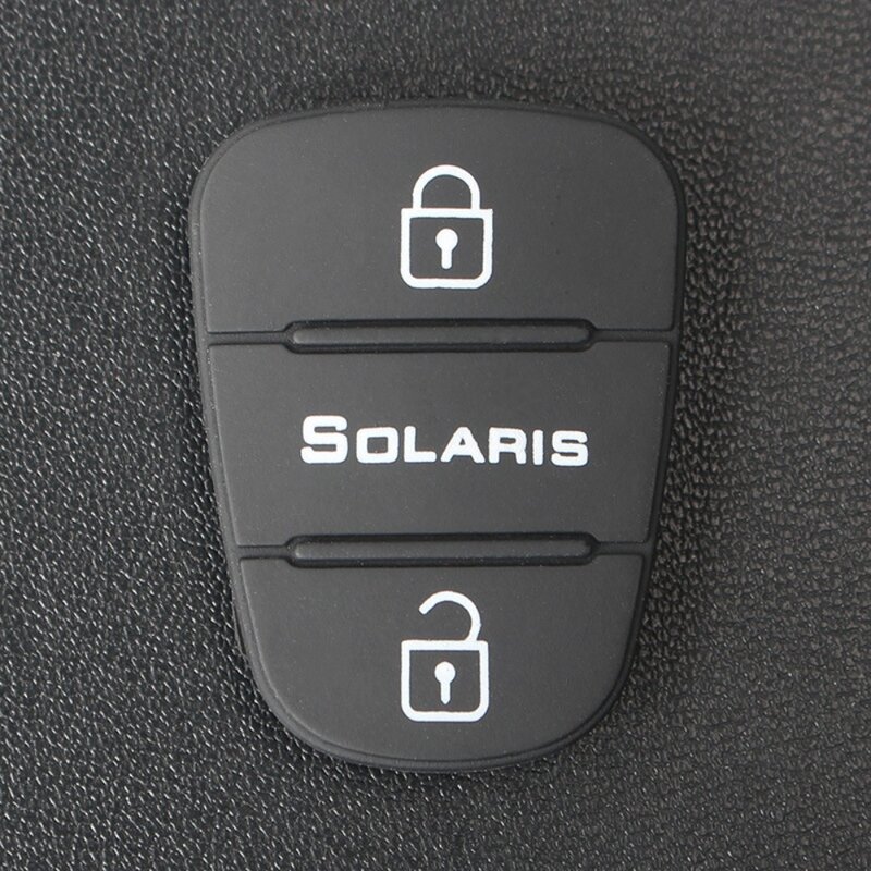 3-кнопочный пульт дистанционного управления для автомобильного ключа, откидной ключ, черный корпус автомобильного ключа, резиновая прокладка для Hyundai Picanto/Solaris/ Accent/Tucson/Kia