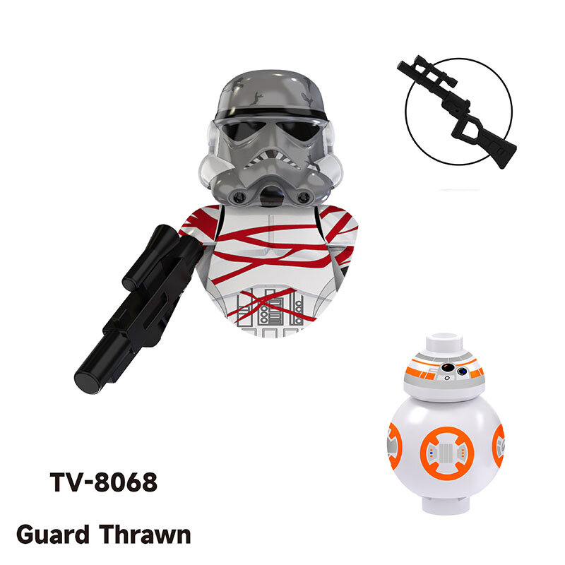 Bloques de construcción de Star Wars Para Niños, juguete de ladrillos para armar minirobot TV6109, ideal para regalo de cumpleaños