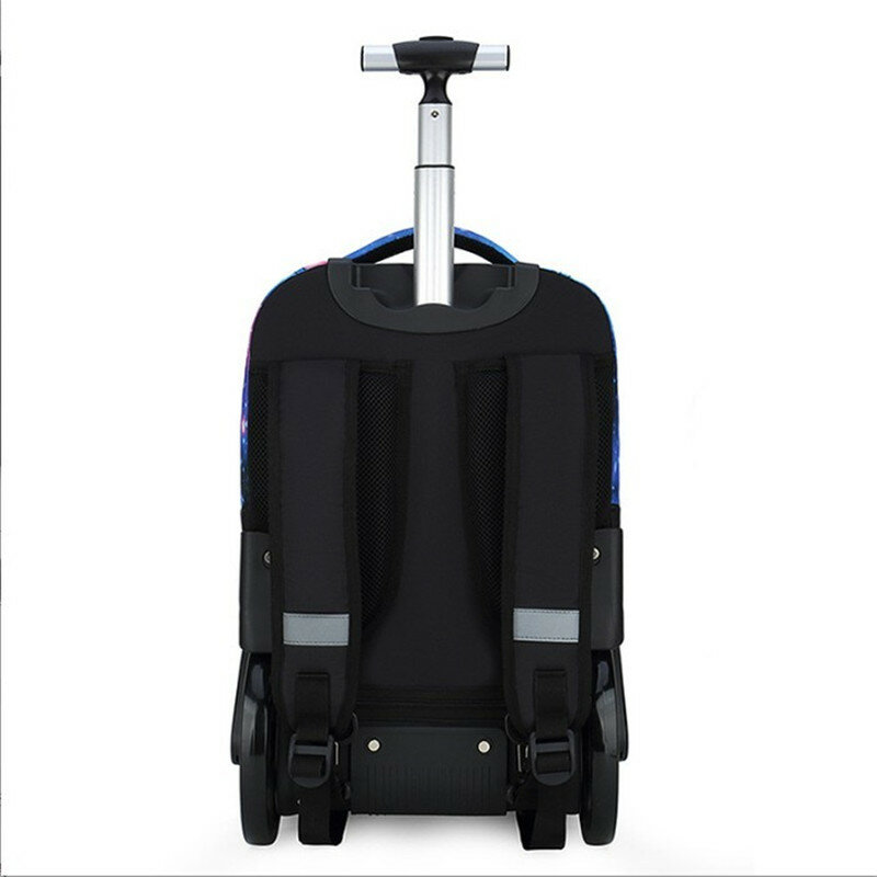 Рюкзак на колесиках для подростков, Вместительная дорожная сумка для детей 20 дюймов, детский школьный вращающийся ранец
