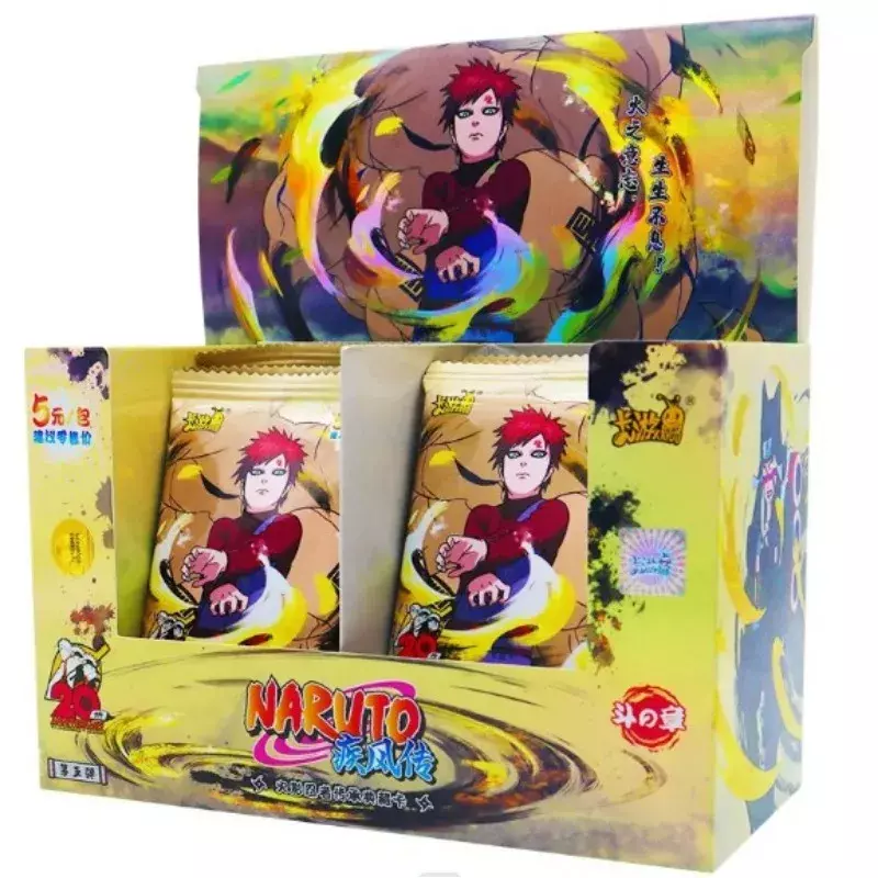 Coleção de Cards Naruto Kaiou, Periféricos Anime Personagens, Caixa de Cartões Uchiha Sasuke, Papel, Passatempo, Presentes infantis, Brinquedos