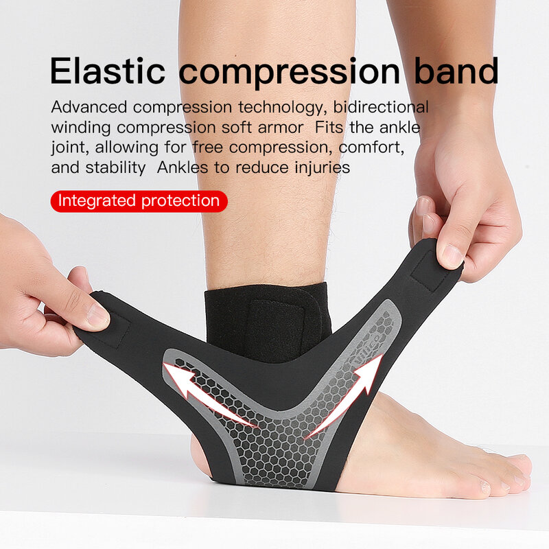 1 Pc Sports Protective Gear Ankle Support Basketball Bandage Ankle Brace Nylon Ankle Compression Support