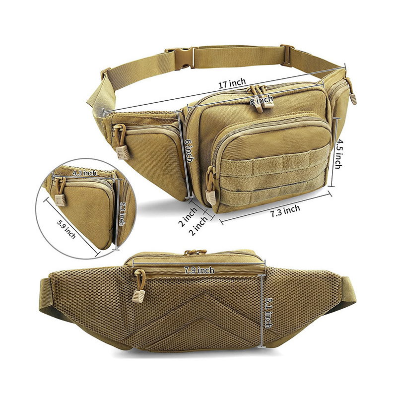 Chikage Outdoor Sports Leisure Waist Pack Multi-function Tactical Shoulder Bags High Quality  Fishing Hunting Bags