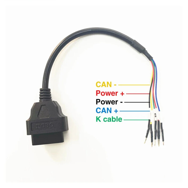 Kabel diagnostik sepeda motor, untuk Honda 6Pin untuk Honda 4Pin OBD kabel sepeda motor 16Pin steker kabel 4Pin 6Pin ke OBD2 16Pin untuk Yamaha/Kawasaki