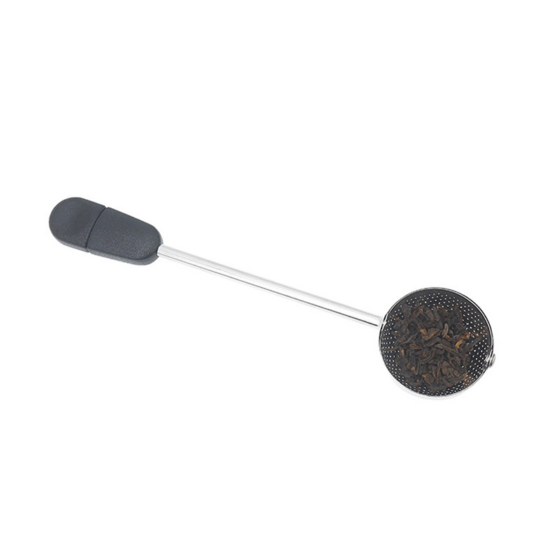 Infusore per palline da tè Twisting con manico colino da tè in acciaio inossidabile filtro per tè accessori per il tè