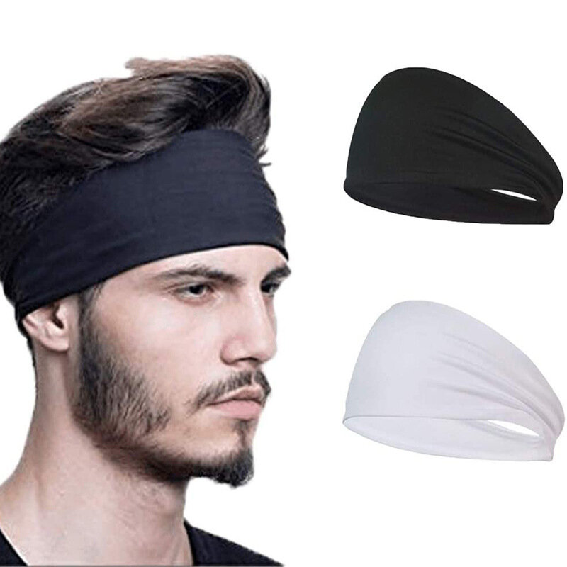 Unsex Fitness Sweat Headband Absorption Outdoor Sport Breathable Scarfs Gym Accessories Jogging Bodyshaping Bike Running Cap Hat