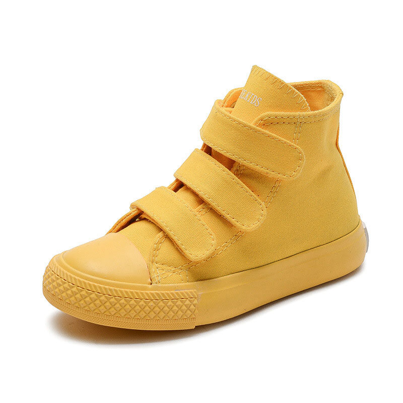 Zapatos de lona de primavera para niños y niñas, Zapatillas altas, deportivas, CSH736