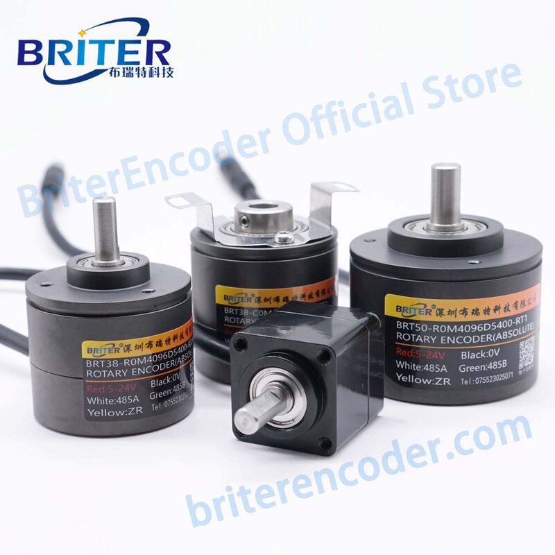 IP68 Waterproof Rotary Encoder Magnetic Multi-turns Absolute CANbus RS485 ModbusRTU, Angle measurement, Power Off Memory Briter