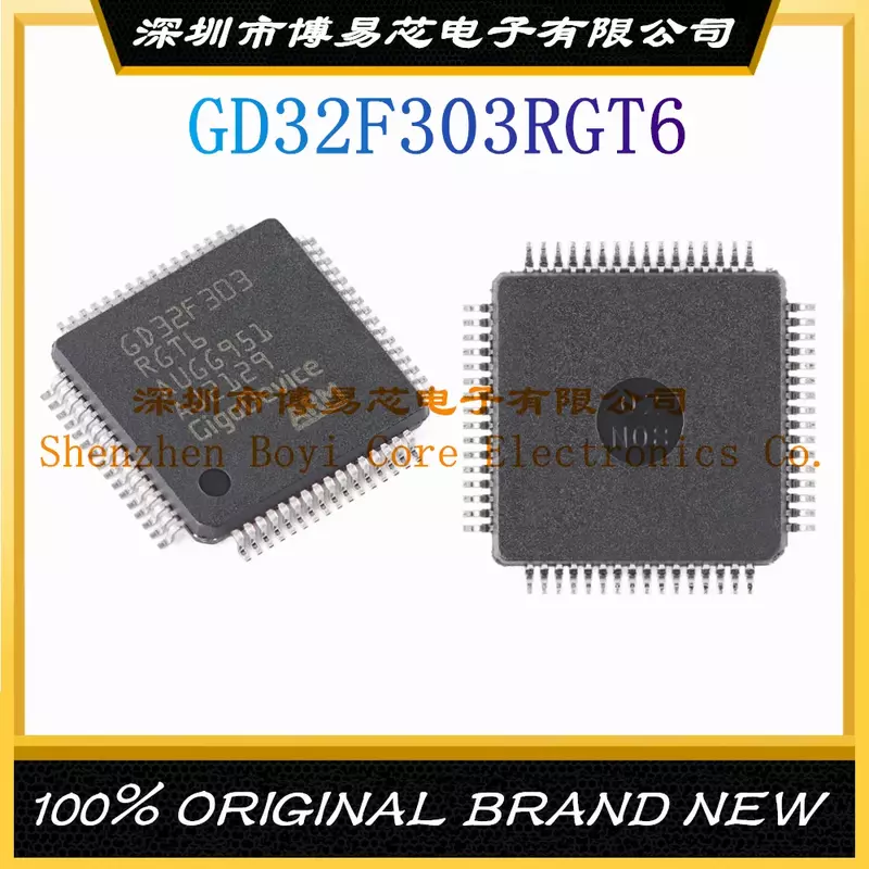 Microcontrolador IC chip GD32F303RGT6 original, paquete de LQFP-64, nuevo, original, (MCU/MPU/SOC)