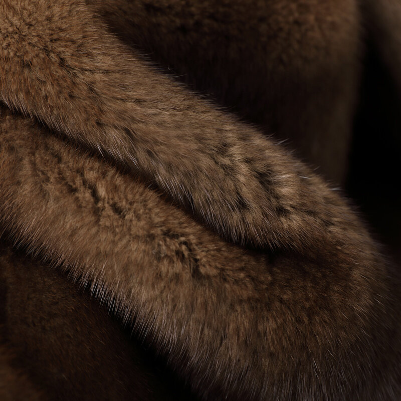 2023 Mink Fur Coat ผู้หญิงสั้นเสื้อผ้า Outerwear แจ็คเก็ตเสื้อฤดูหนาวใหม่คอตั้งฤดูหนาวหญิง