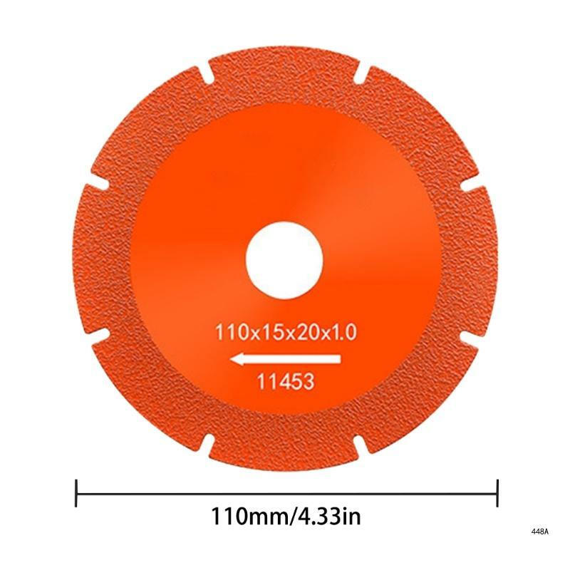 Режущий диск 100/110 мм Алмазный диск для мраморной пилы, шлифовальная машина для пайки, полировки, режущие диски для плитки,