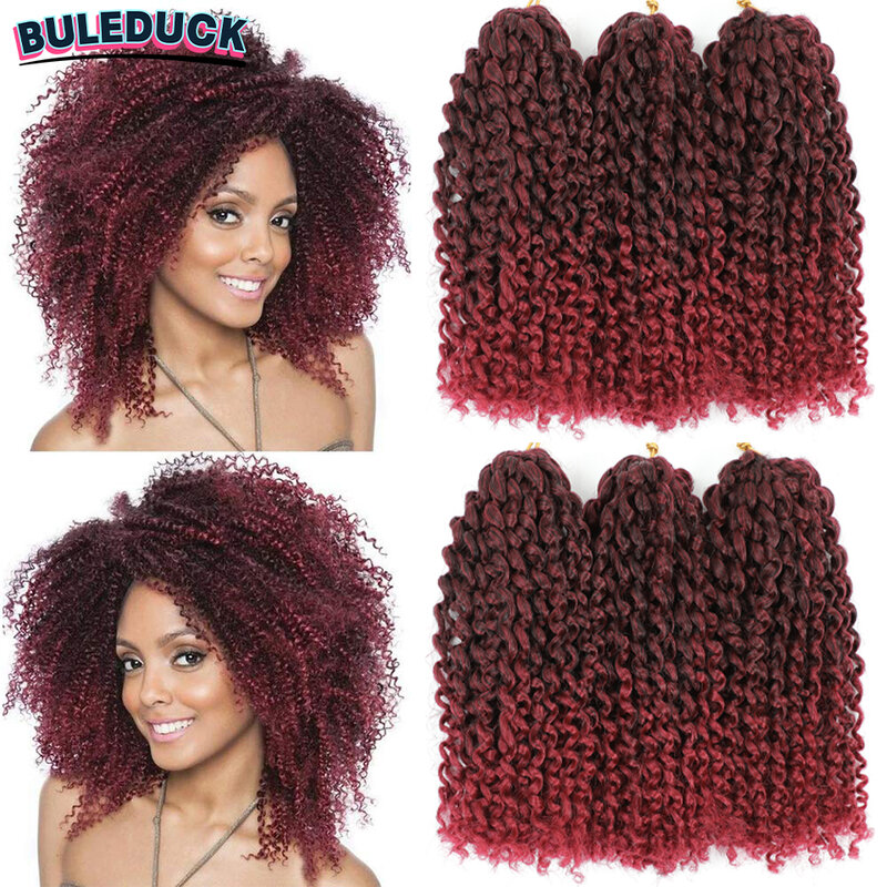 Buleduck-Marlybob Jerry Curl Crochet Hair, Afro Kinky Twist, Trança de cabelo, Passion Twist, 20 fios por pacote