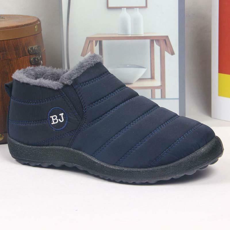 Botas de nieve transpirables para hombre, zapatos de invierno para hombre, botas impermeables para exteriores, calzado de trabajo del ejército
