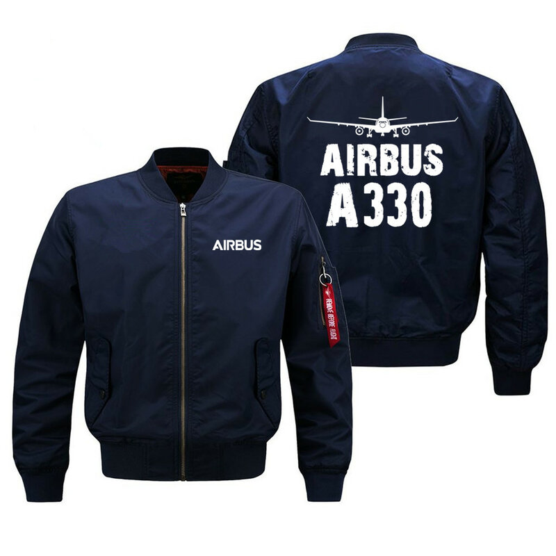 Jaquetas de voo masculinas, Primavera, Outono, Inverno, Airbus A330, Pilots Coats, S-8XL
