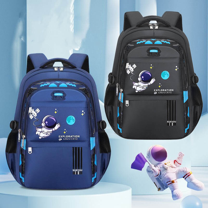 Женский рюкзак на плечо, Детский рюкзак с защитой позвоночника, вместительный водонепроницаемый детский рюкзак с новым астронавтом