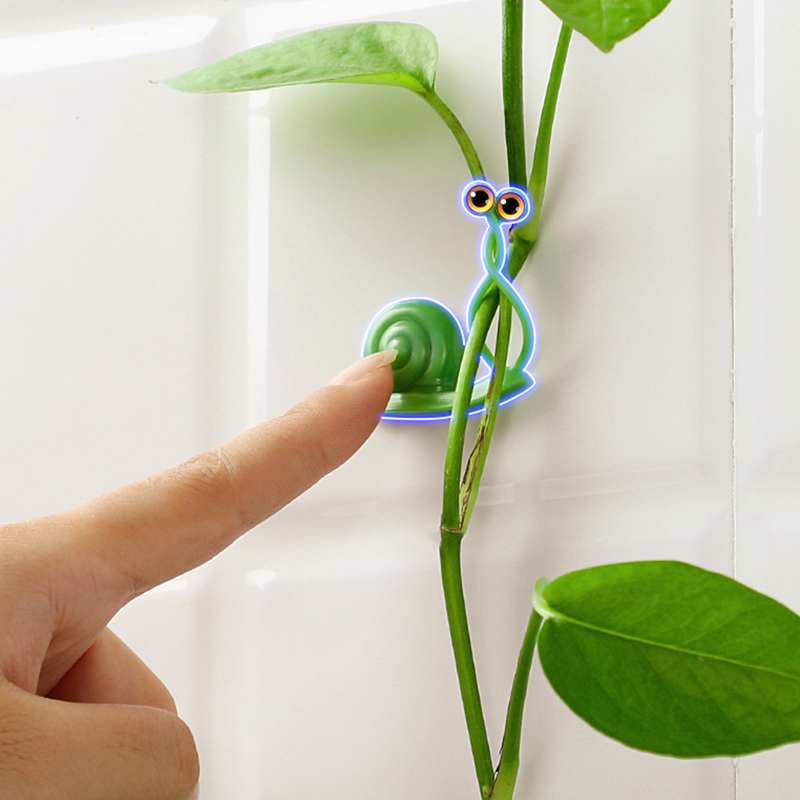 20Pcs Plant Fixer Self-Adhesive Hooks Plant Wall Clips Plant Vine Wall Clips Adhesive Wall Plants Clips