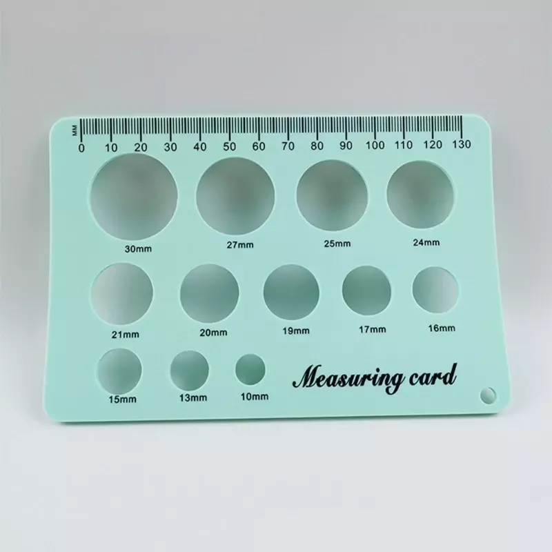 Silicone Nipple Measuring Card Breast Flange Circle Ruler Sizing Tool Efficient Breast Feeding Supplies Accessories