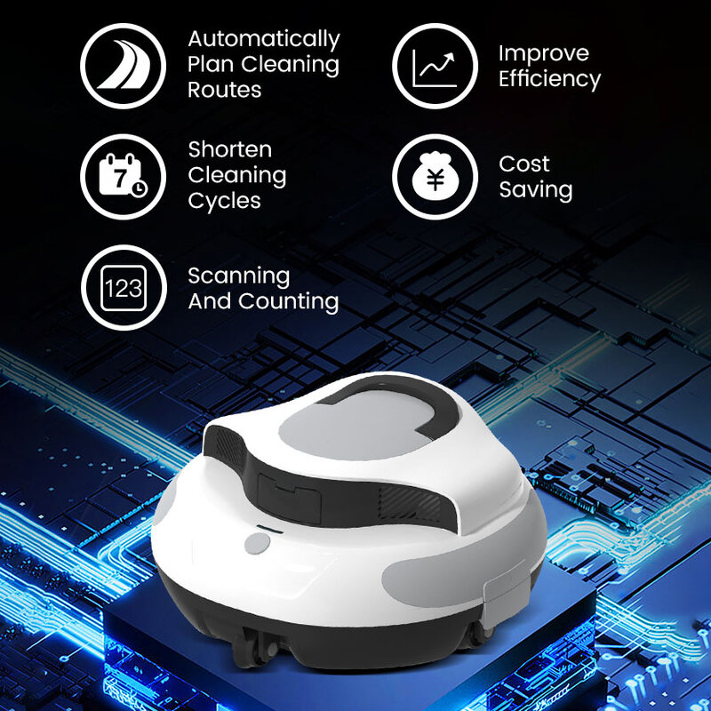 Hot Newest Swimming Pool Wall Climbing Automatic Robotic Vacuum Cleaner