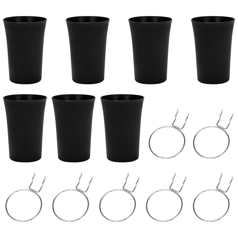 7 Sets Pegboard Hooks With Pegboard Cups Ring Style Pegboard Bins With Rings Pegboard Cup Holder Accessories