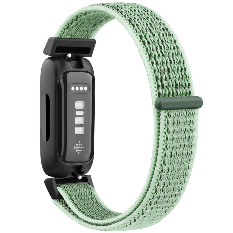 Tali nilon untuk Fitbit inspirasi 3 gelang jam pengganti dapat disesuaikan gelang jam tangan aksesori gelang olahraga jam tangan pintar correa