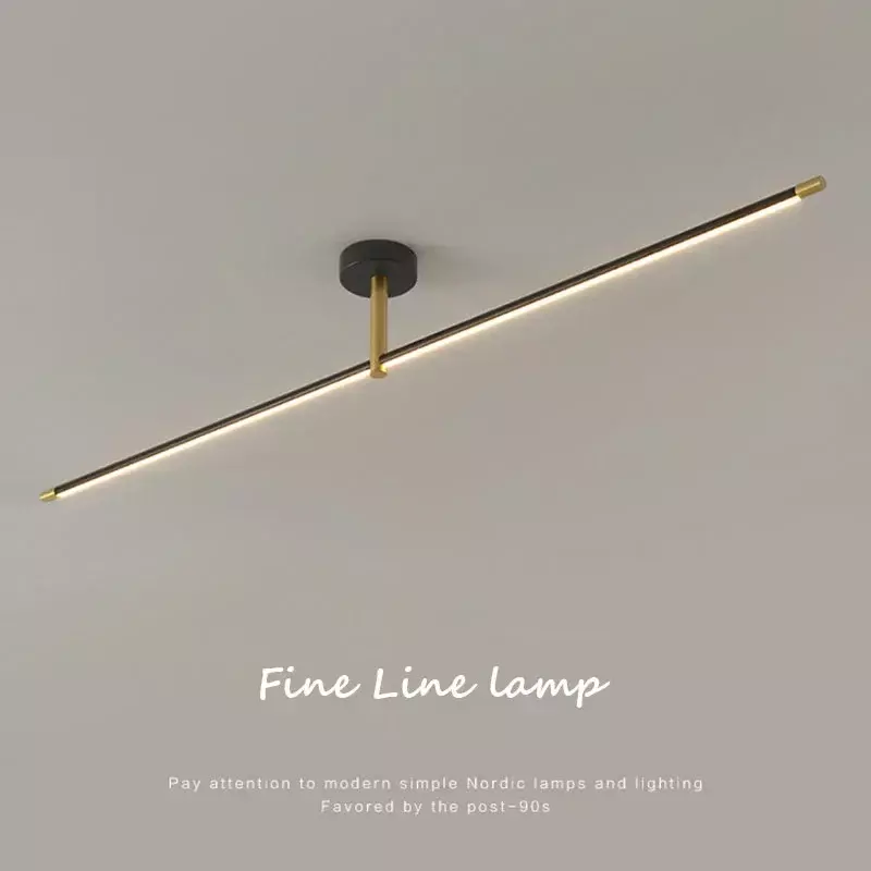 Moderne Led Plafondlamp Kroonluchter Voor Gangpad Gang Bed Badkamer Spiegel Lijn Lamp Home Decor Verlichtingsarmatuur Glans