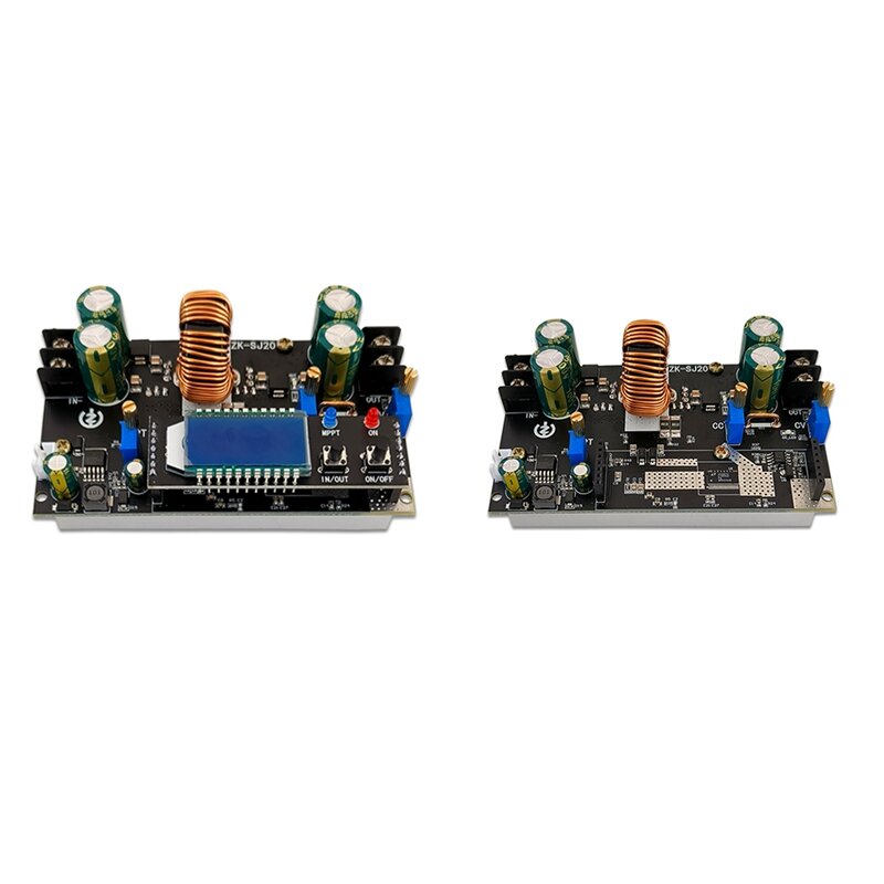 ZK-SJ20 MPPT 벅 부스트 컨버터 전원 공급 장치 모듈 조정 가능한 보드 LCD 디스플레이