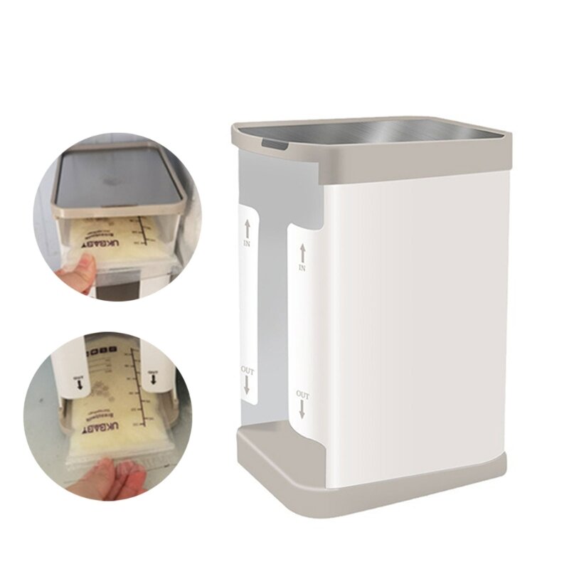 Kotak Wadah Penyimpanan ASI Portabel, Menara Penyimpanan Susu Menyusui Plastik PP Aman untuk Makanan, Dapat