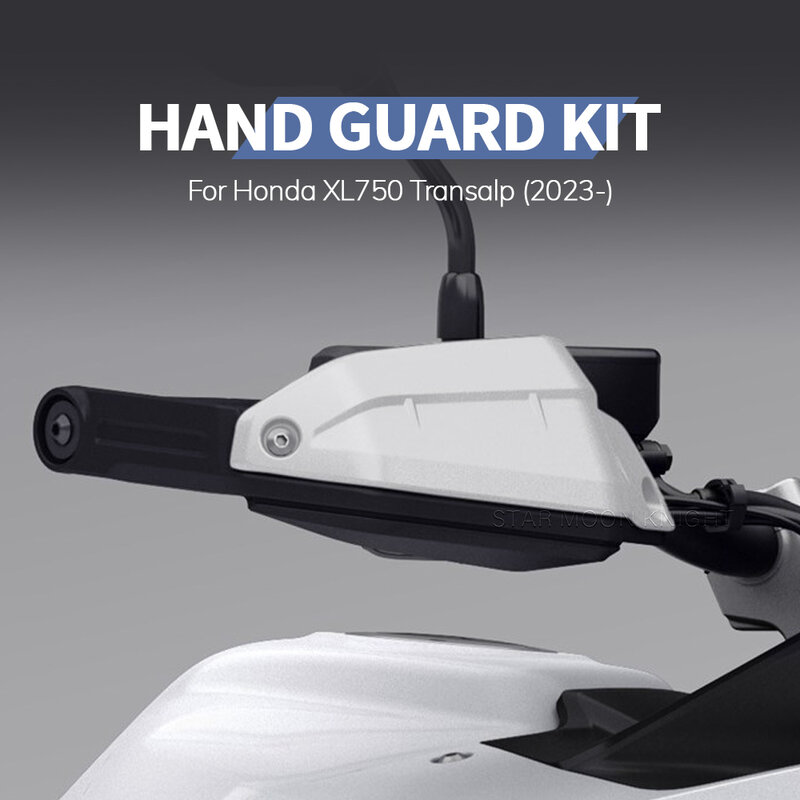 Aksesoris motor Handguard Shield Pelindung tangan kaca depan untuk Honda XL750 Transalp XL 750 2023-