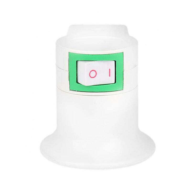 Enchufe redondo para lámpara Led, accesorio con interruptor montado en la pared, boquilla E27, 0,4a, 110-220v