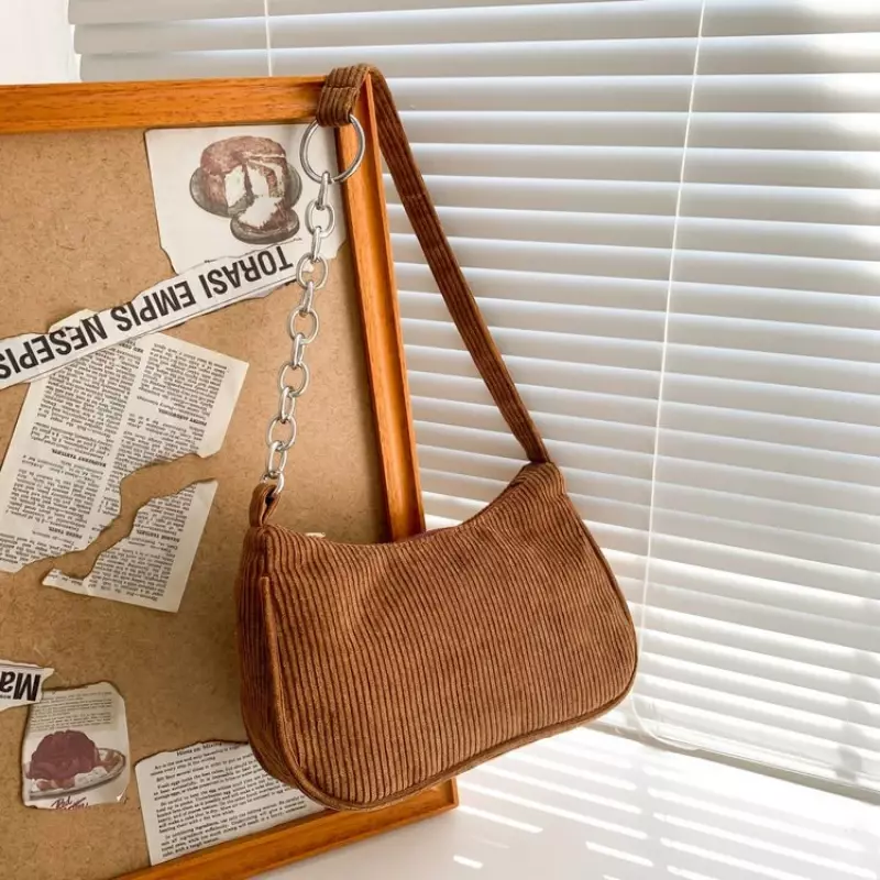 Bolso de mano de PANA con cremallera para mujer, bolsa de hombro informal, Color sólido, Vintage, a la moda