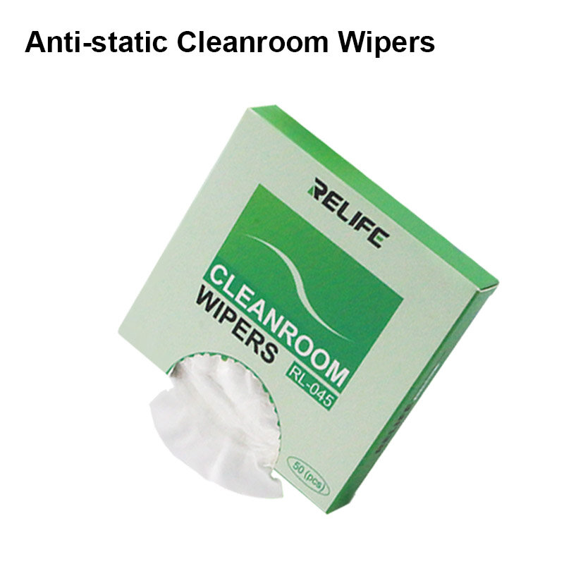 Relife-RL-045 Anti-Static Cleanroom Wipers, Dust-Free Wipe Cloth, Tela do telefone, Motherboard, Peças eletrônicas Pano de limpeza