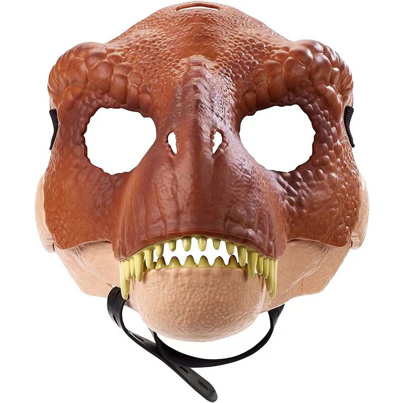 Движущаяся маска для рта динозавра, фотография на Хэллоуин, Рождество, маска динозавра, капюшон