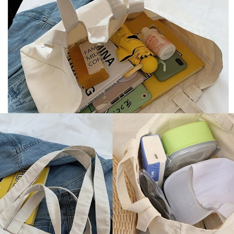 Animal Series Pattern Foldable Reusable Canvas Bag for Men/Women Outdoor Travel Work and Commuting Large Capacity Storage Bag
