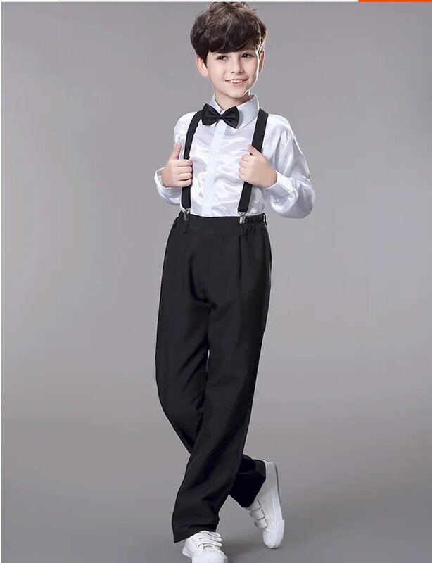 Children's dance costumes for male primary and secondary school choir performances