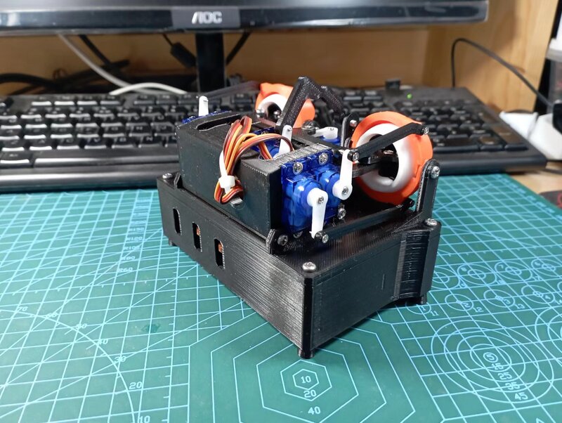 ESP8266 6 DOF Robotic Eye Kit fai da te per Robot Arduino con SG90 Servo APP/Web Wifi Control stampa 3D Open Source Code Start Kit