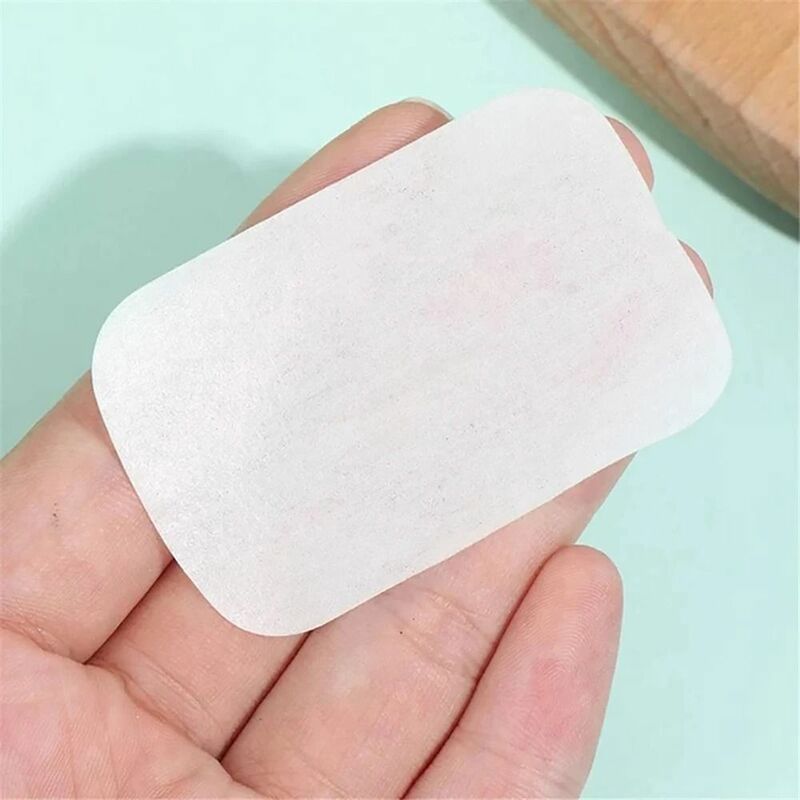 20/50/60/80/100pcs Bath Clean Soap Paper Useful Foaming Outdoor Travel Hand Washing Slice Portable Scented Soap Tablets
