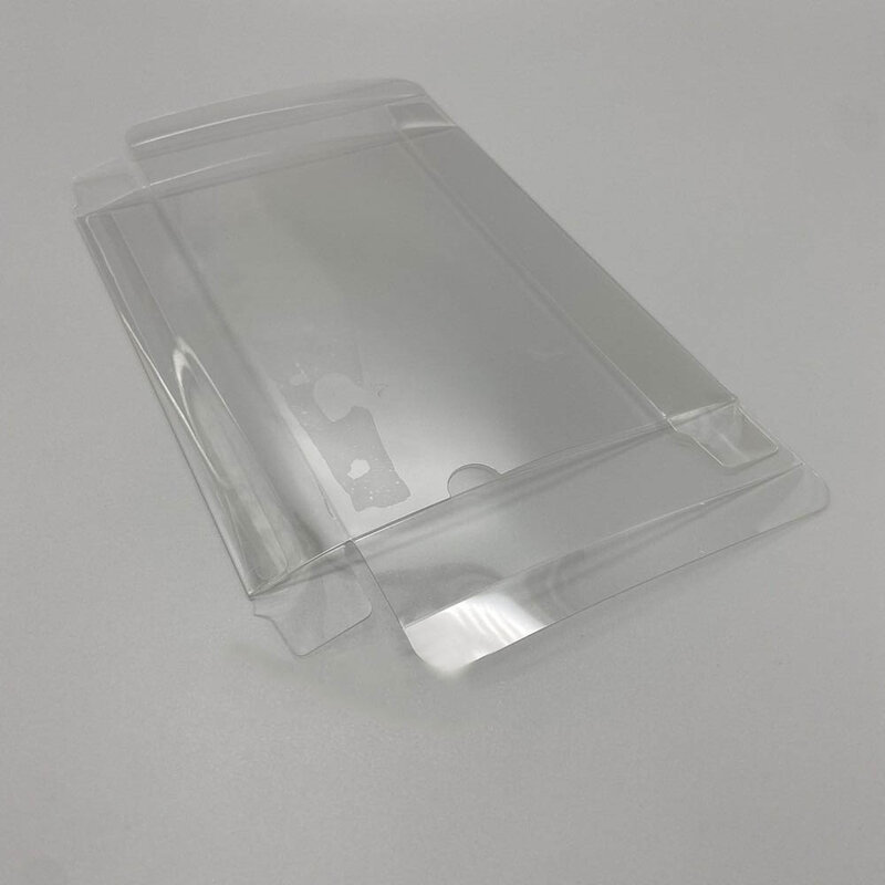 Transparente Limpar PET Cover para PS4 Game Storage, Display Box, Collectible Case