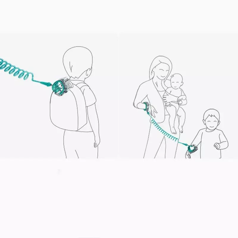 1.5M uprząż dla niemowląt chroniący przed zgubieniem opaska na nadgarstek dla dzieci na zewnątrz smycz na rękę opaska dziecięca smycz szelki bezpieczeństwa lina