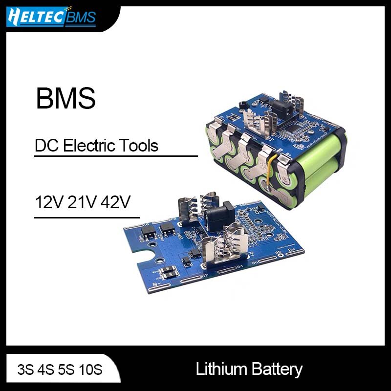 3S 4 s12v 5S 21V 10S 42V 18650 batteria DC utensili elettrici trapano a mano al litio potenza batteria al litio scheda di protezione modulo circuito