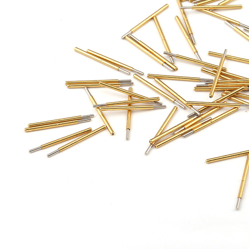 Hot Selling 100PCS per pack with Nickel Plated Needle Diameter Electronic Spring Test Probe P160 Series Brass Spring Test Probe