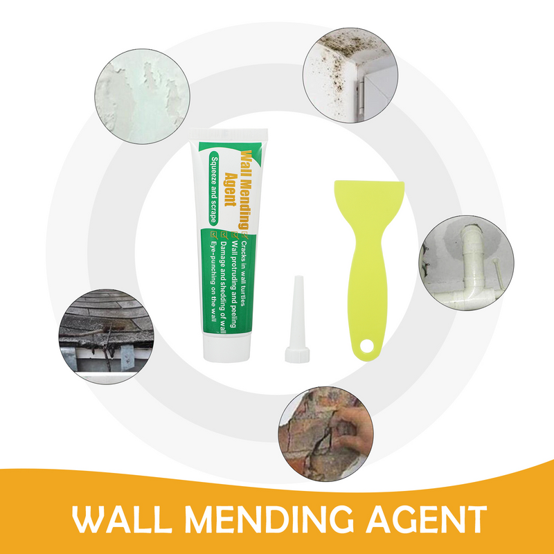 2 Sets Wall Tool Agent Wall Repair Cream Self Adhesive Wall Hole Repair Paste