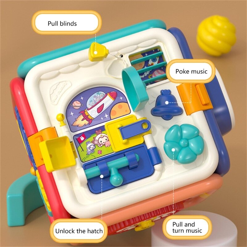 Wielofunkcyjne 6-stronne puzzle Zabawka Spotkania na świeżym powietrzu Oferta zabawek rozrywka i możliwości nauki dla wszystkich