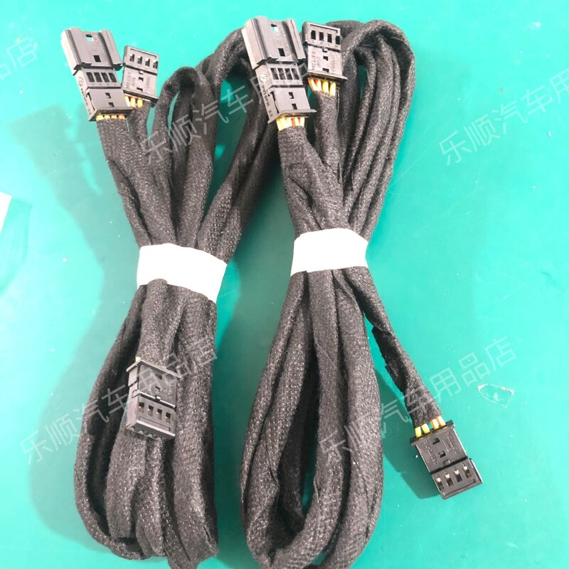 BMW lossless installation Rear row foot light wiring harness adapter cable front row foot light transfer installation Rear row