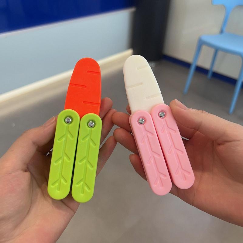 3d Printing Speelgoed Sensorische Wortel Vlinder Cutter Push Card Speelgoed Multi-Purpose Sensorische Speelgoed Voor School Thuis Reizen En Auto Decor