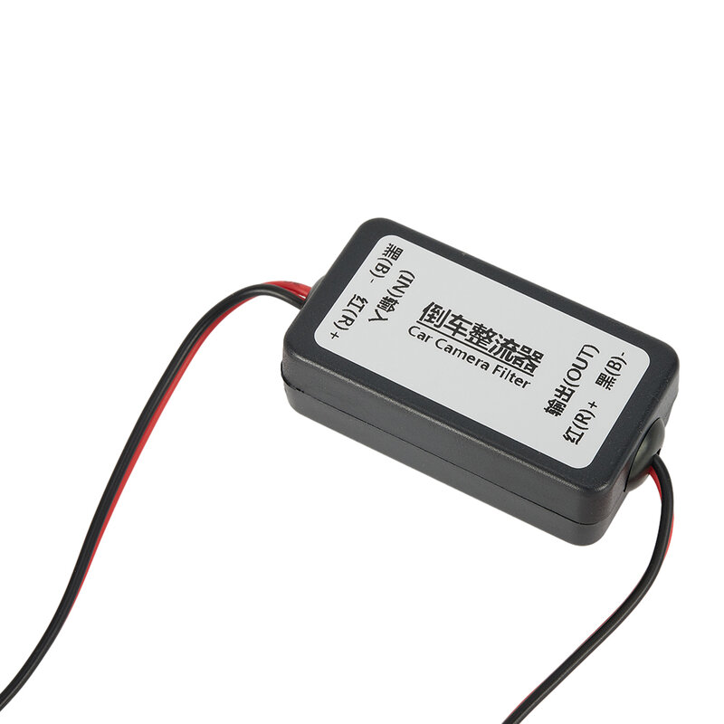 1pc Camera For Car Rear View Relay Capacitor Filter 12V-DC Power Rectifier Quality-Black-Accessories For Vehicles