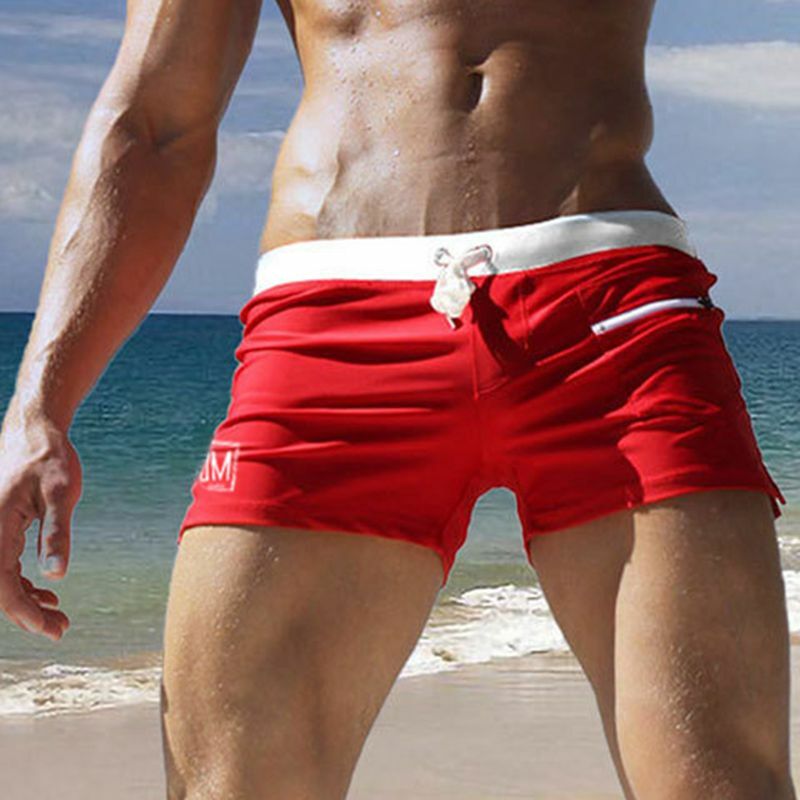 JOCKMAIL-bañador Sexy para hombre, Sunga traje De baño, pantalones cortos De playa, Mayo De Praia