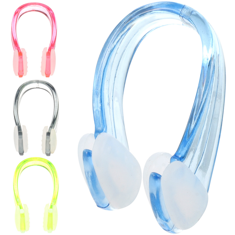 Accessori per Clip da naso da nuoto 4 pezzi per tappi comodi Clip Silicone antiscivolo per adulti
